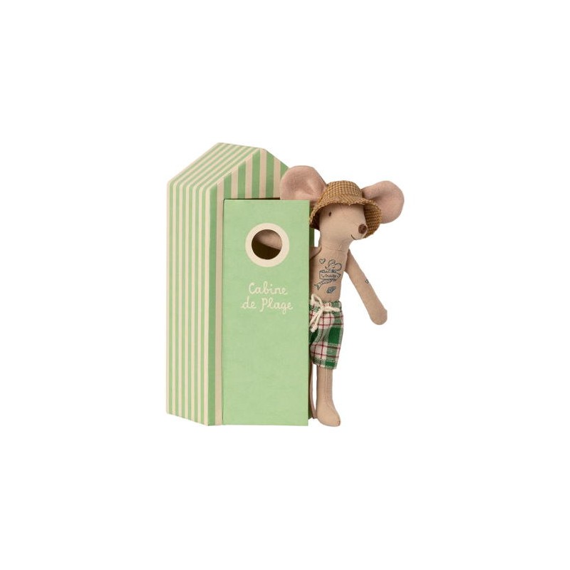 Beach: Papá ratón con Cabina de Playa – Maileg - Imagen 3