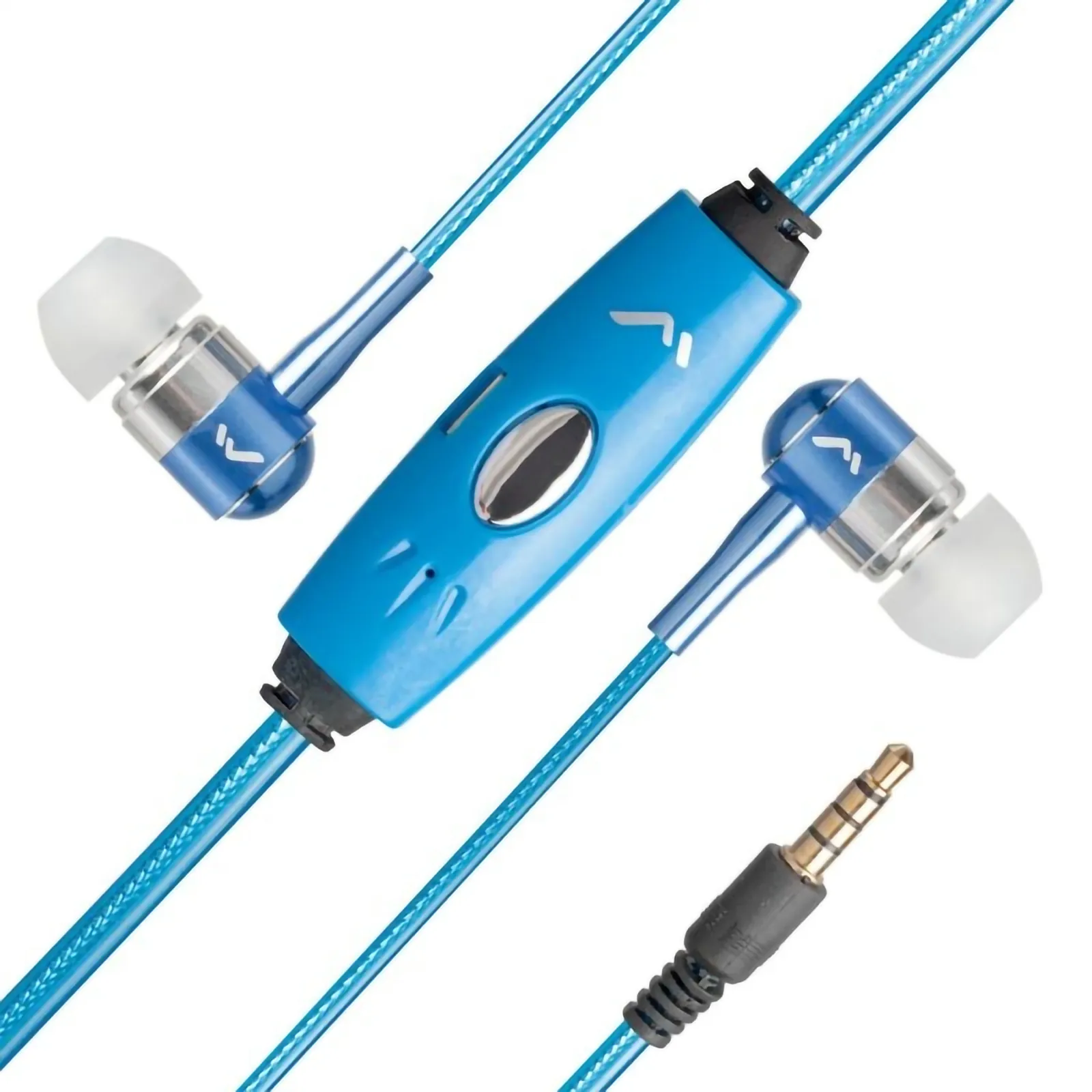 Audífonos Mitzu con Cable Led Audiorítmico Azul MH-2092BL - Imagen 4