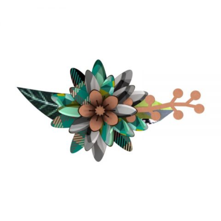 Flor “Rhapsody in Blue”